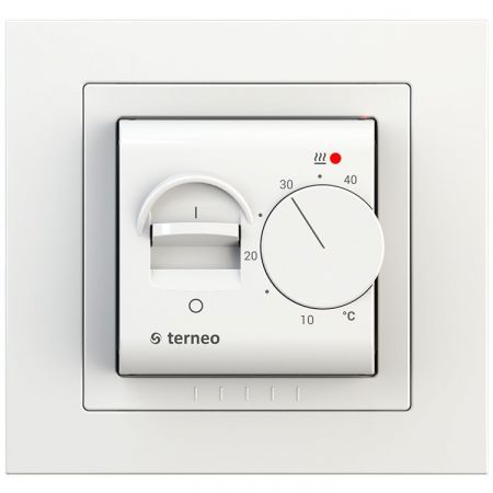 (terneo rtp unic) Терморегулятор Terneo rtp unic. белый