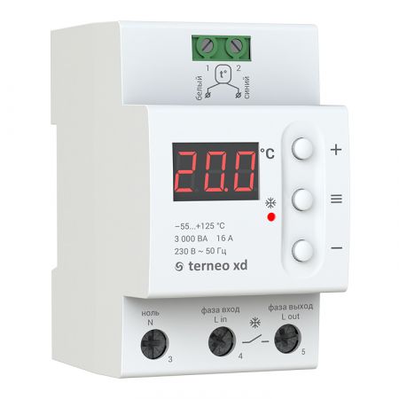 terneo xd (terneo xd) Терморегулятор Terneo xd для охлаждения и вентиляции