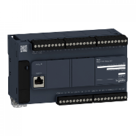 (TM221CE40T) Компактный Базовый блок M221-40IO транзист источник Ethernet. Schneider Electric