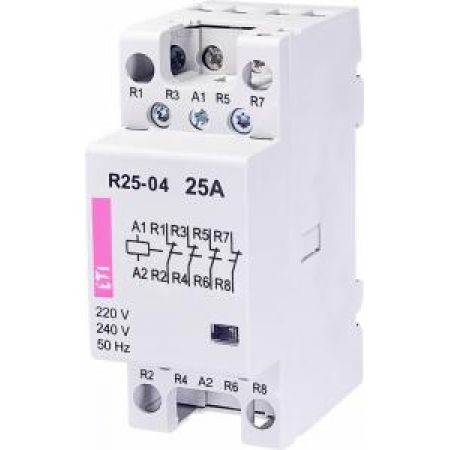 (2462351) Модульные контакторы R 25-04. In=25А. 4NC контакта. Uкат=24В AC. ETI
