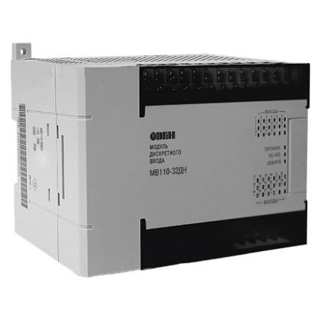 (МВ110-220.32ДН) Модуль 32DI. U=~ 220 В. для коммутации сигналов p-n-p. n-p-n. 24 В. Aqteck