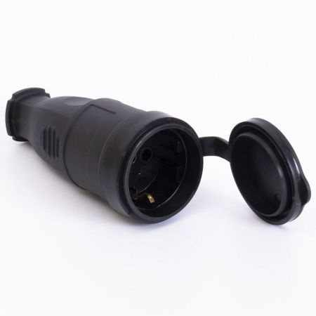 Розетка каучукова із захисною кришкою LEE 703357 SCHUKO 2P E