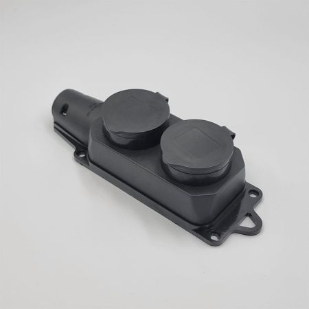 Розетка каучукова двомісна LEE 703361 SCHUKO 2P E