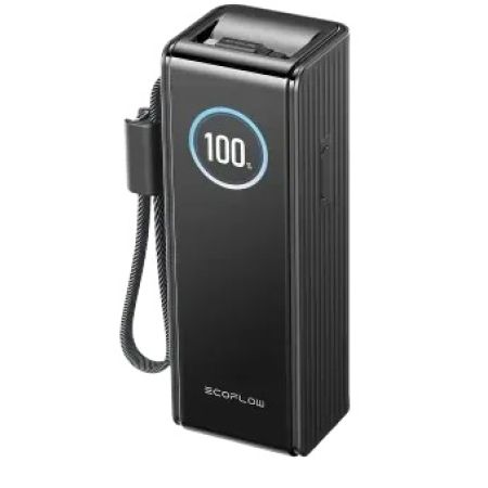 (EF-RAPID25K100W-B-EU) Павербанк EcoFlow RAPID Power Bank с кабелями 25000mAh черный. EcoFlow