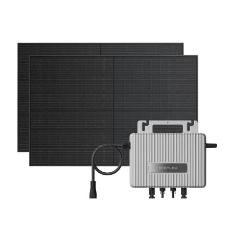 (EFStreamMI800W+DIY5M+PV3M*4/2х400) Комплект EcoFlow STREAM Microinverter + 2 x 400W Rigid Solar Panel Combo Bundle. EcoFlow
