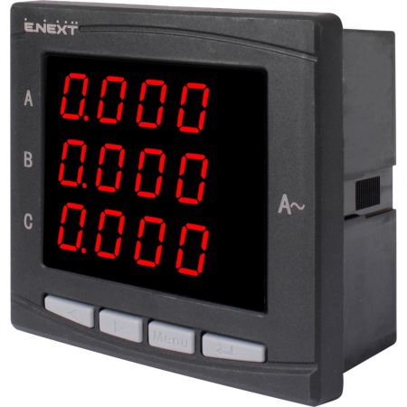 (p079004) Анализатор параметров сети e.meter.pro.96.m.led 96х96мм. АС 230В. 5А. 0-450В. RS-485. E.NEXT