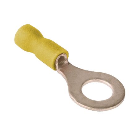 Наконечник кільцевий RV з ізоляцією Easy entry 6мм M10 мм 4 6 10 100 шт TAKEL 501636 Жовтий