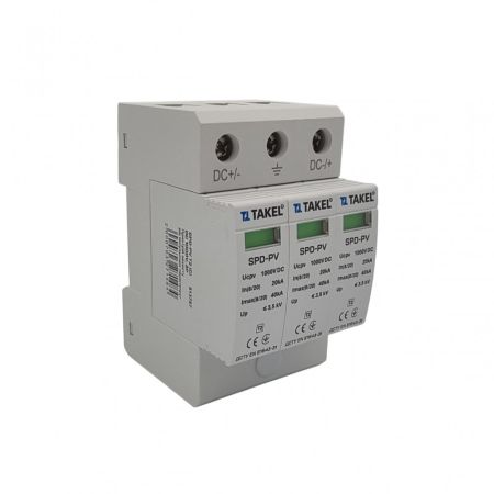 (513787) Устройство защиты от импульсных перенапряжений SPD-PV T2(C) DC 1000V. 3Р. TAKEL