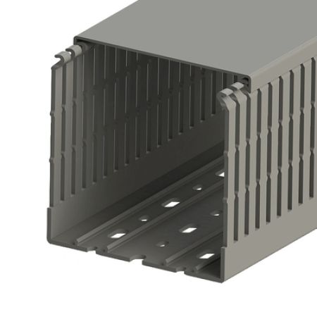Перфорований короб з кришкою серії KKC 100х100 мм ШхВ Klemsan 0.0.0.5.51036 2000 мм.
