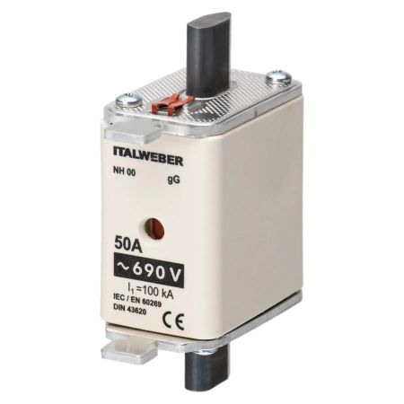 (1600550) Предохранитель ножевой gG NH-00C KTF 50A. 690В. ITALWEBER