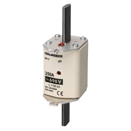 (1620250) Предохранитель ножевой gG NH-2 KTF 250A. 690В. ITALWEBER