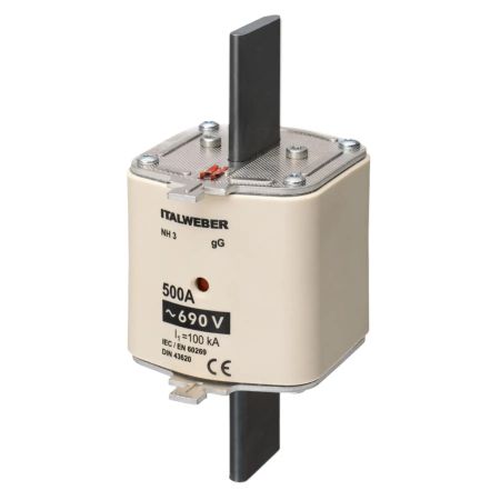 (1630500) Предохранитель ножевой gG NH-3 KTF 500A. 690В. ITALWEBER