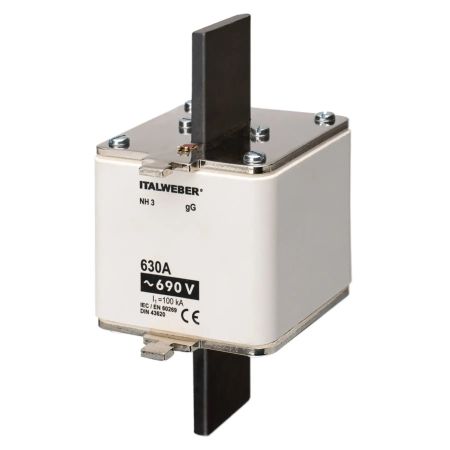 (1630630) Предохранитель ножевой gG NH-3 KTF 630A. 690В. ITALWEBER