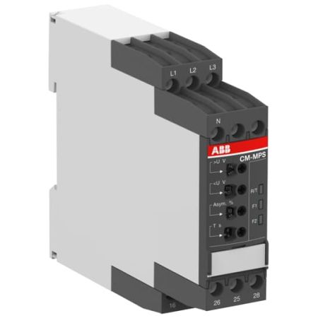(1SVR730884R3300) Реле контроля напряжения CM-MPS.41S. 3-фазное 300-500В AC (линейное). ABB