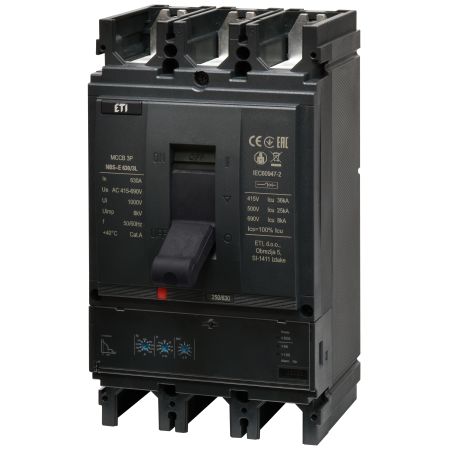 (4673139) Автоматический выключатель NBS-E 630/3L 630A (36kA. (0.4-1)In/(1.5-10)Ir) 3P. ETI