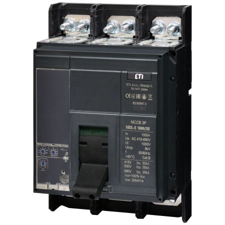 (4673171) Автоматический выключатель NBS-E 1600/3S 1000A (50kA. (0.4-1)In/(1.5-10)Ir) 3P. ETI