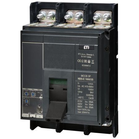 (4673172) Автоматический выключатель NBS-E 1600/3S 1250A (50kA. (0.4-1)In/(1.5-10)Ir) 3P. ETI