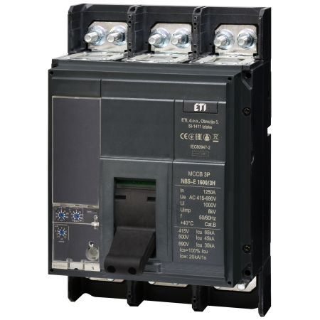 (4673182) Автоматический выключатель NBS-E 1600/3H 1250A (65kA. (0.4-1)In/(1.5-10)Ir) 3P. ETI