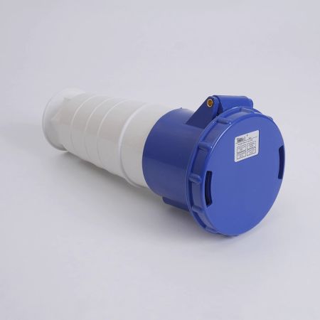 Розетка переносна 233 63А 220В 2Р Е IP67 TAKEL 503238