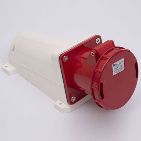 Розетка стаціонарна зовнішня TAKEL 503240 63A 3P E