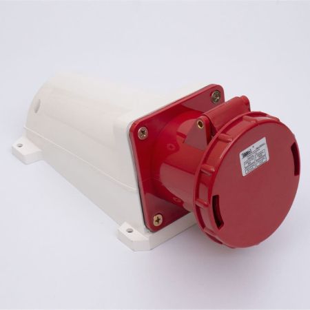 Розетка стаціонарна зовнішня TAKEL 503243 63A 3P N E