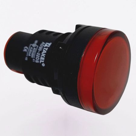 (505013к) Светодиодный индикатор AD30-30DS 230v АC/DC. красный. TAKEL