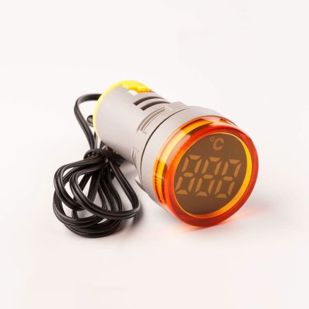 (505038ж) Светодиодный индикатор температуры AD22-DTM -20-199°С