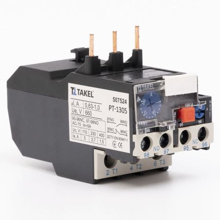 (507524) Реле тепловое РТ-1305 диап. 0.63-1.0А. TAKEL