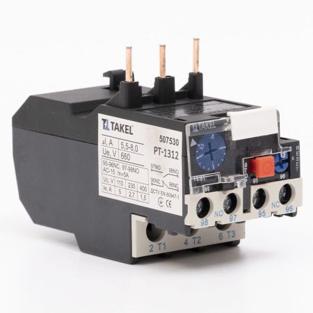 (507530) Реле тепловое РТ-1312 диап. 5.5-8А. TAKEL