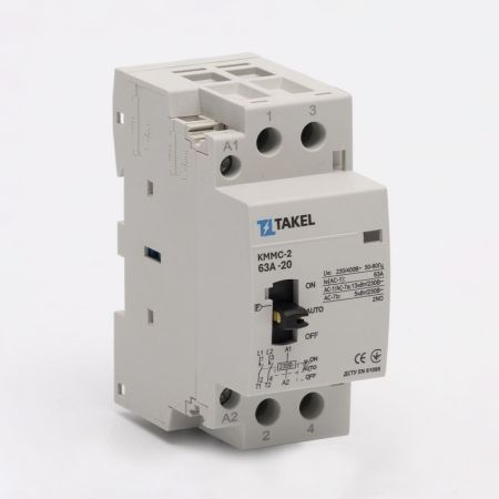 (507768) Контактор модульный с ручным управлением КММС-2-63-20. In=63А 2NO. TAKEL