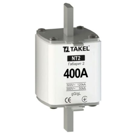 (510585) Плавкая вставка предохранителя NT2 400А. TAKEL