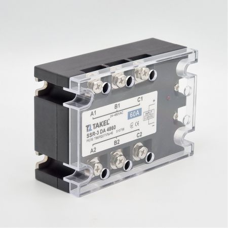 (510751) Реле твердотельное SSR-3 DA4810 10А. Упр. Сигнал (3-32 В DC) 20 мА TAKEL