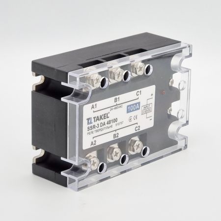 (510758) Реле твердотельное SSR-3 DA48100 100А. Упр. Сигнал (3-32 В DC) 20 мА TAKEL