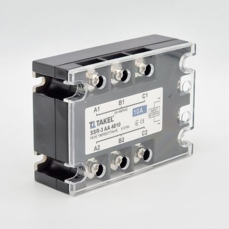 (510764) Реле твердотельное SSR-3 АA4810 10А. Упр. сигнал  (90-250 В АС) 6…15мА TAKEL
