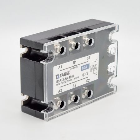 (510768) Реле твердотельное SSR-3 АA4840 40А. Упр. сигнал  (90-250 В АС) 6…15мА TAKEL