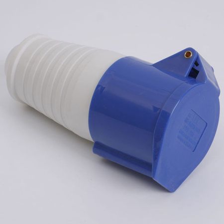 Розетка переносна 7233 63А 220В 2Р Е IP67 LEE 703238