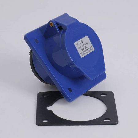 Розетка стаціонарна внутрішня LEE 703267 63A 2P E