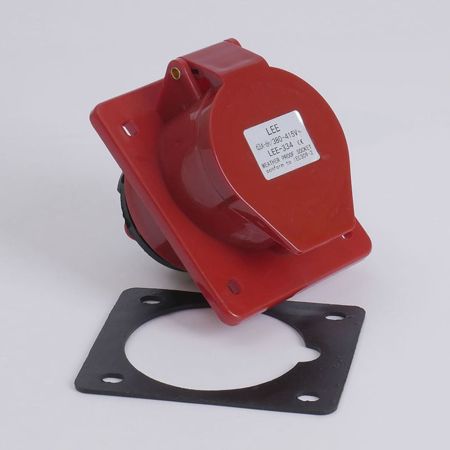 Розетка стаціонарна внутрішня LEE 703268 63A 3P E
