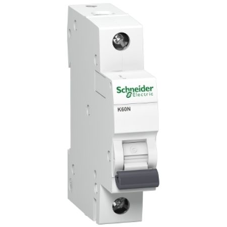 (A9K02140) Автоматический выключатель K60N 1P In=40 А Un=400В Кривая C 6 кА. Schneider Electric