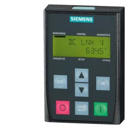 (6SL3255-0AA00-4CA1) SINAMICS G120 БАЗОВАЯ ПАНЕЛЬ ОПЕРАТОРА (BOP-2)