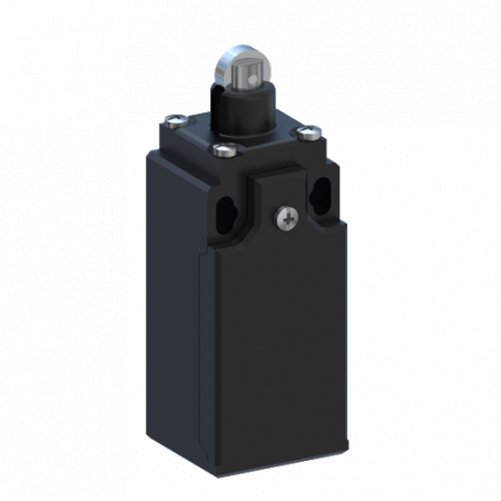 (AP1T12Z02) Концевой выключатель пластиковый с неподвижным роликом Ø 11х3.5. мгновенное действие 2NC.comepi