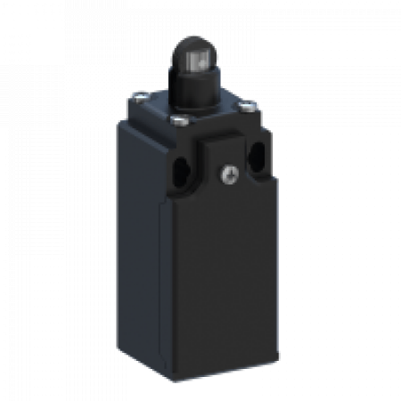 (AP1T13Z02) Концевой выключатель пластиковый с подвижным роликом Ø 12х5.5. мгновенное переключение. 2NC.comepi