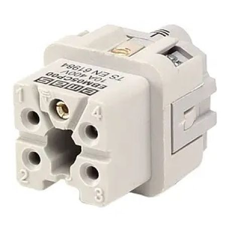 Вставка гніздова розетка EMAS EB005CP00 5 контактів 10A