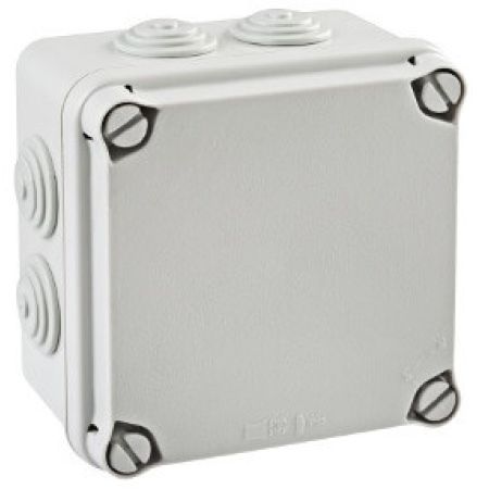 Коробка розподільча пластикова IDE EV111 IP65 121x121x68 для електромонтажу