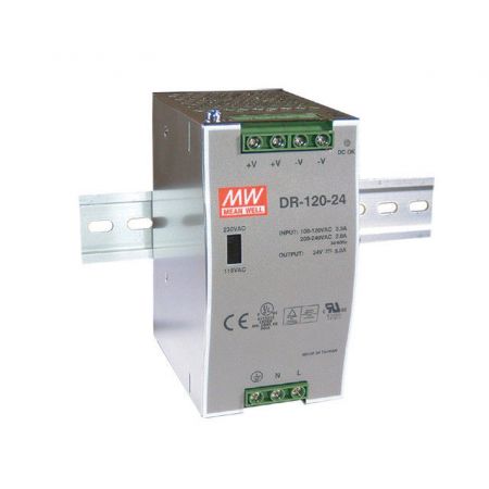 Імпульсний блок живлення DR 120 48 Mean Well DR 120 48 Потужність 120 Вт