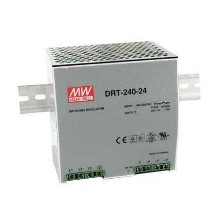 Імпульсний блок живлення DRP 240 48 Mean Well DRP 240 48 Потужність 240 Вт