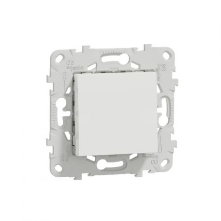 (NU521118N) Механизм 2-х клавишного выключателя. 10А. UNICA NEW белый. Schneider Electric