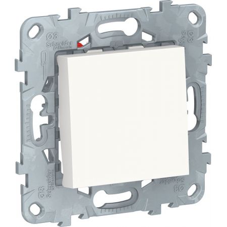 (NU521318) Механизм 2-х клавишного выключателя. 10А 2 модуля. UNICA NEW белая. Schneider Electric