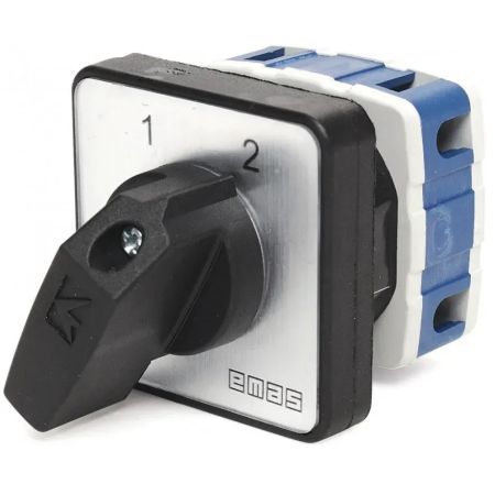 (PSA010KD133S) Кулачковый переключатель полюсов реверсивный 1P 10А "1-2". EMAS