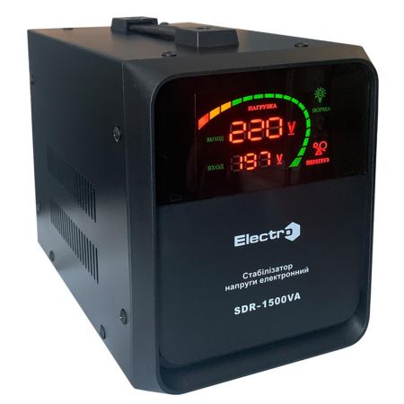 (SDR15EL) Стабилизатор напряжения SDR-1500. 1.5кВА. электронный. напольный. ElectrO